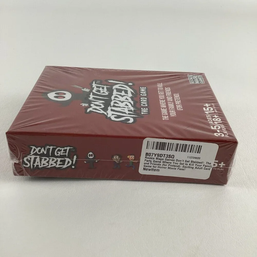 Don't Get Stabbed The Card Game Kill Your Friends Family Fast Pace Party Game